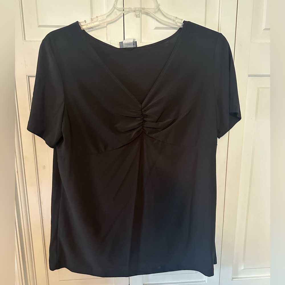 MDS California Black Top Size 1X NWT